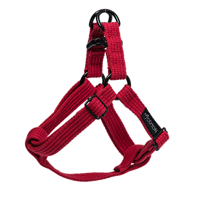 Gor Pets Cotton Harness - Small (1.5cm) - Red