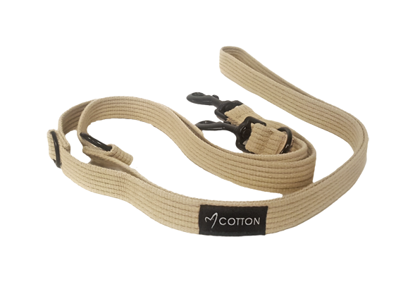 Gor Pets Cotton Training Leash - Medium (2cm) - Beige