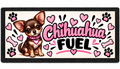 Chihuahua Fuel Dog Bowl Mat – 44 × 25 cm