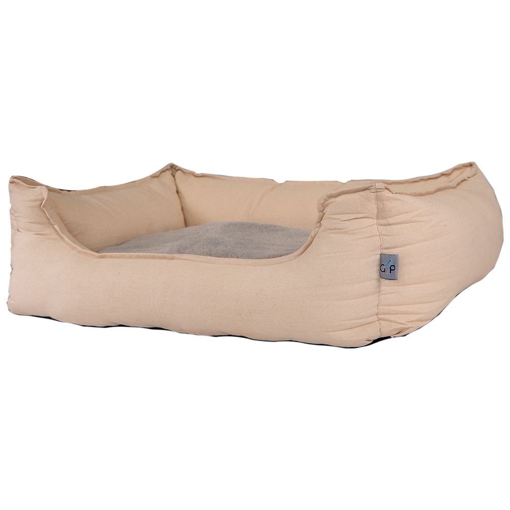 Gor Pets Slumber Cotton Dog Bed - Small - Grey