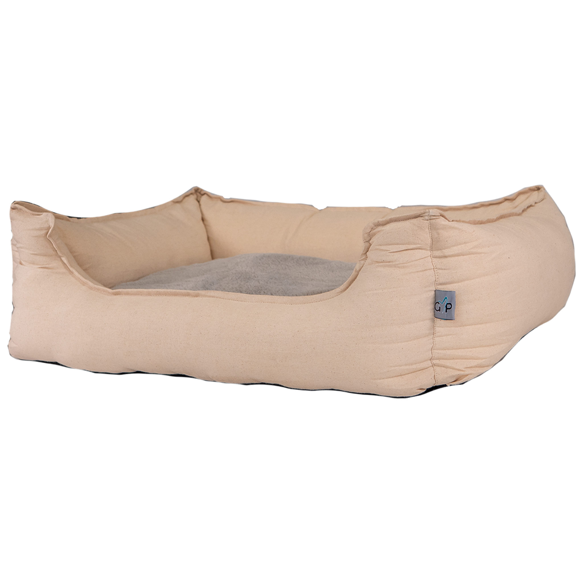 Gor Pets Slumber Cotton Dog Bed - Small - Grey
