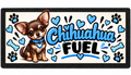Chihuahua Fuel Dog Bowl Mat – 44 × 25 cm