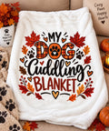 Dog cuddling blanket