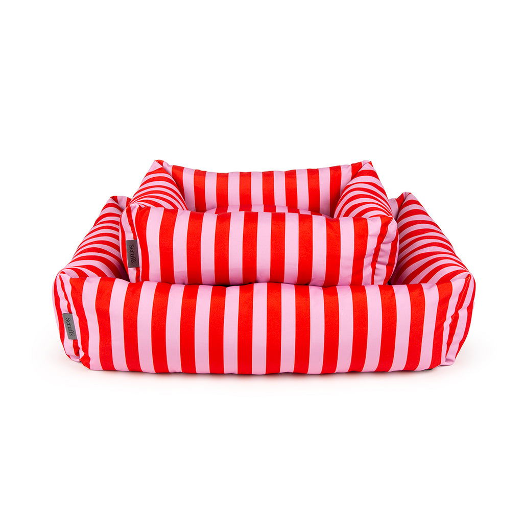 Amalfi Striped Box Bed - Green