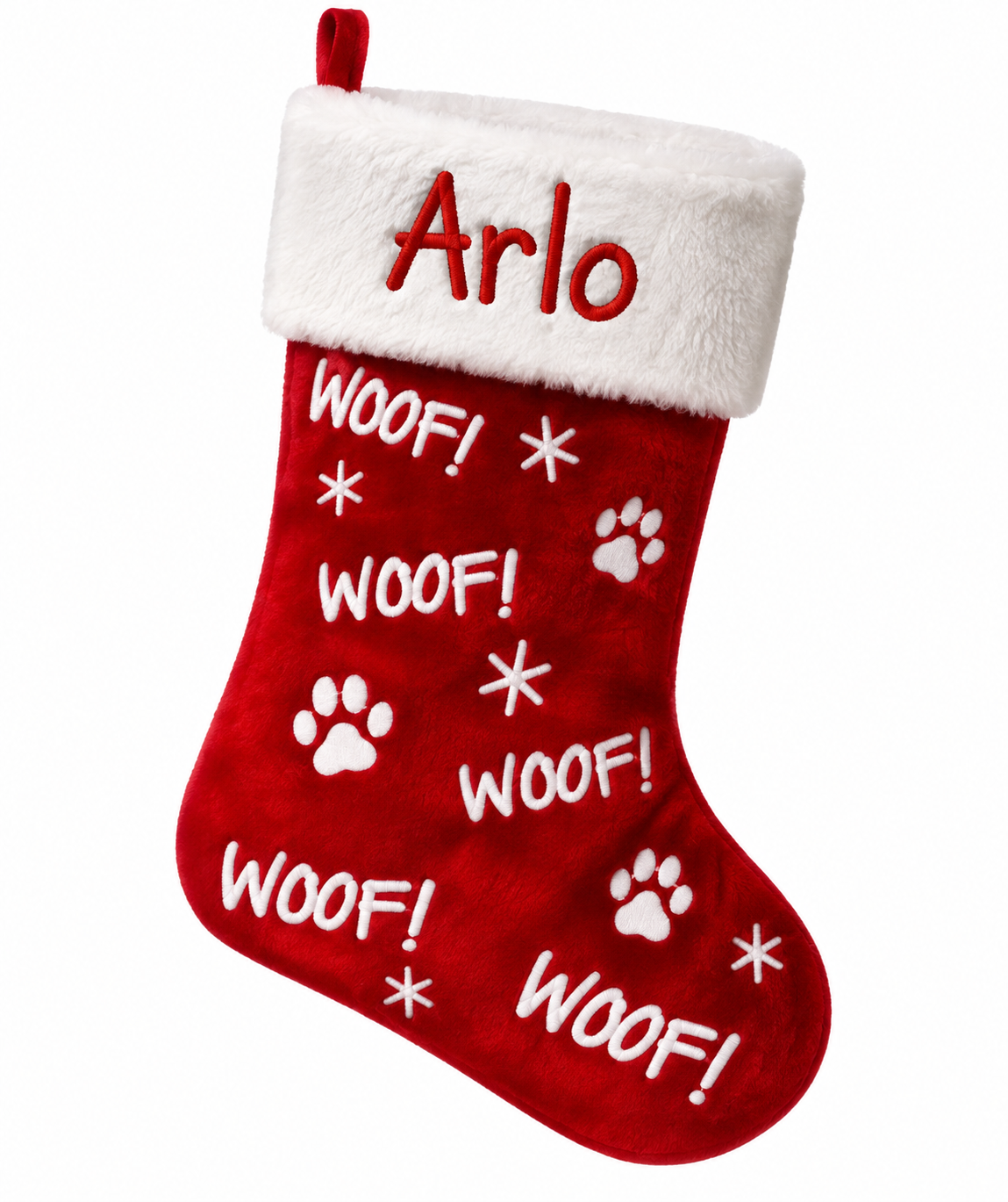 Personalised Dog Christmas Stocking