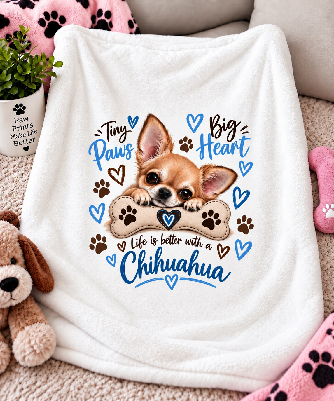 Chihuahua dog blanket