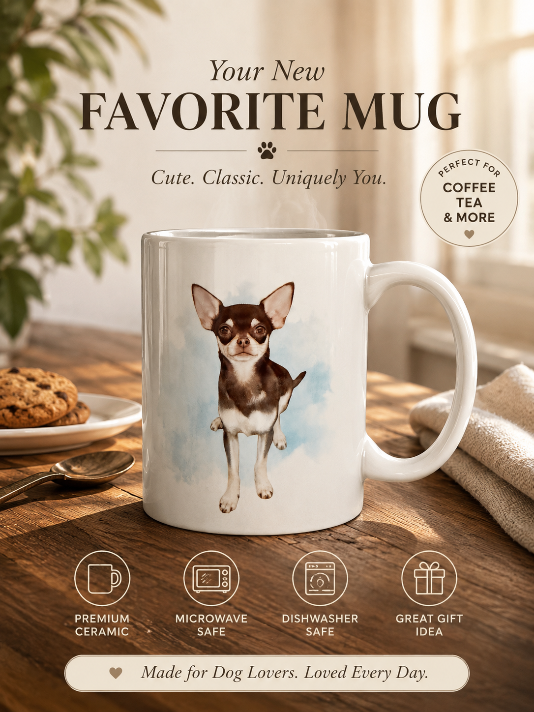 Personalised 11oz dog mug