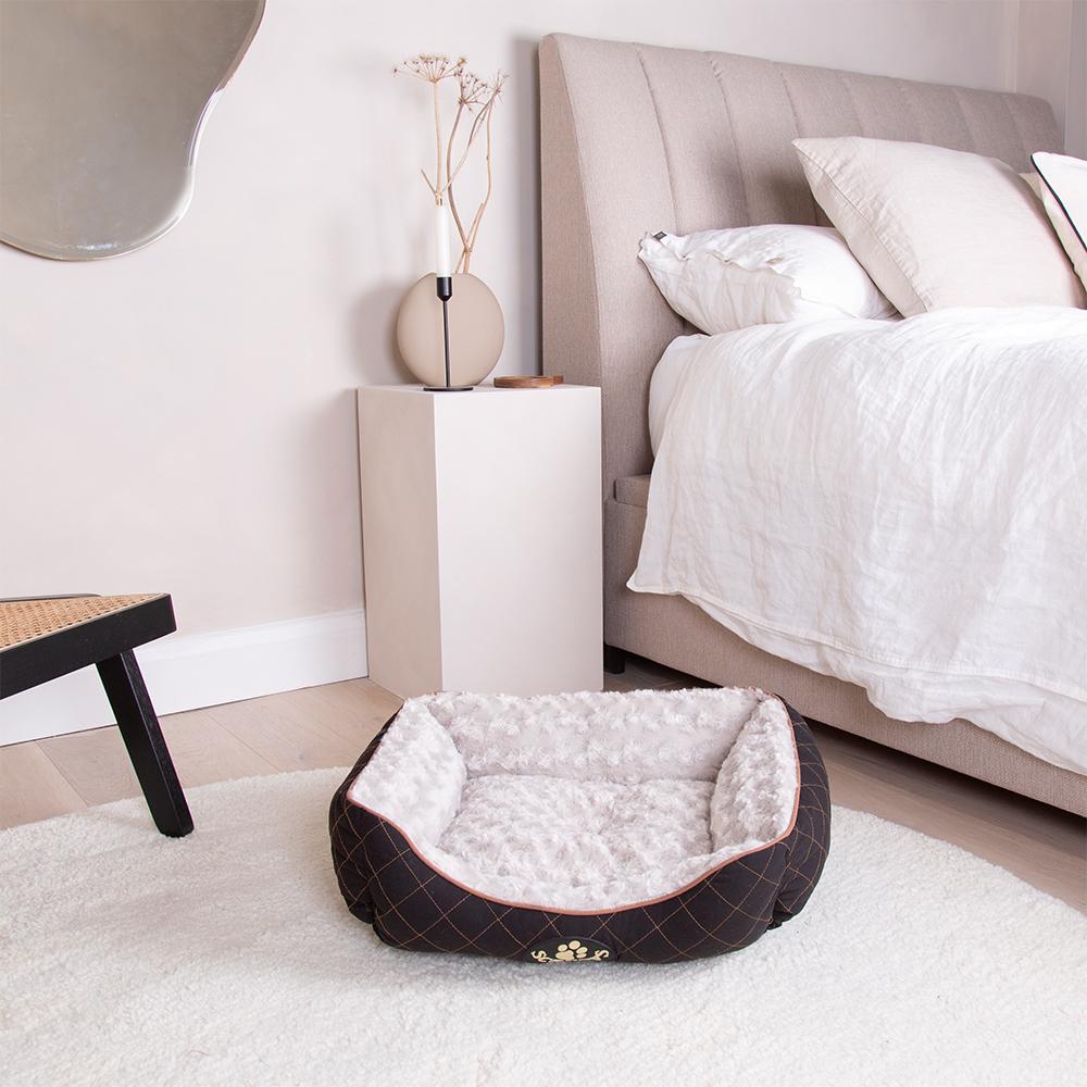 Scruffs® Wilton Box Dog Bed Black