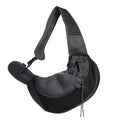 Small Dog Carrier Messenger Style Black & Grey