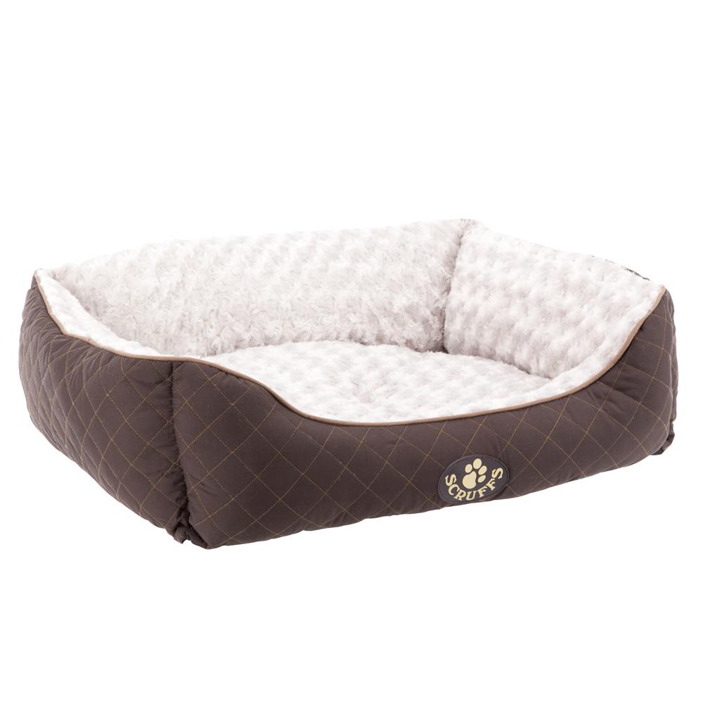 Scruffs® Wilton Box Dog Bed Brown