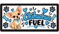 Chihuahua Fuel Dog Bowl Mat – 44 × 25 cm