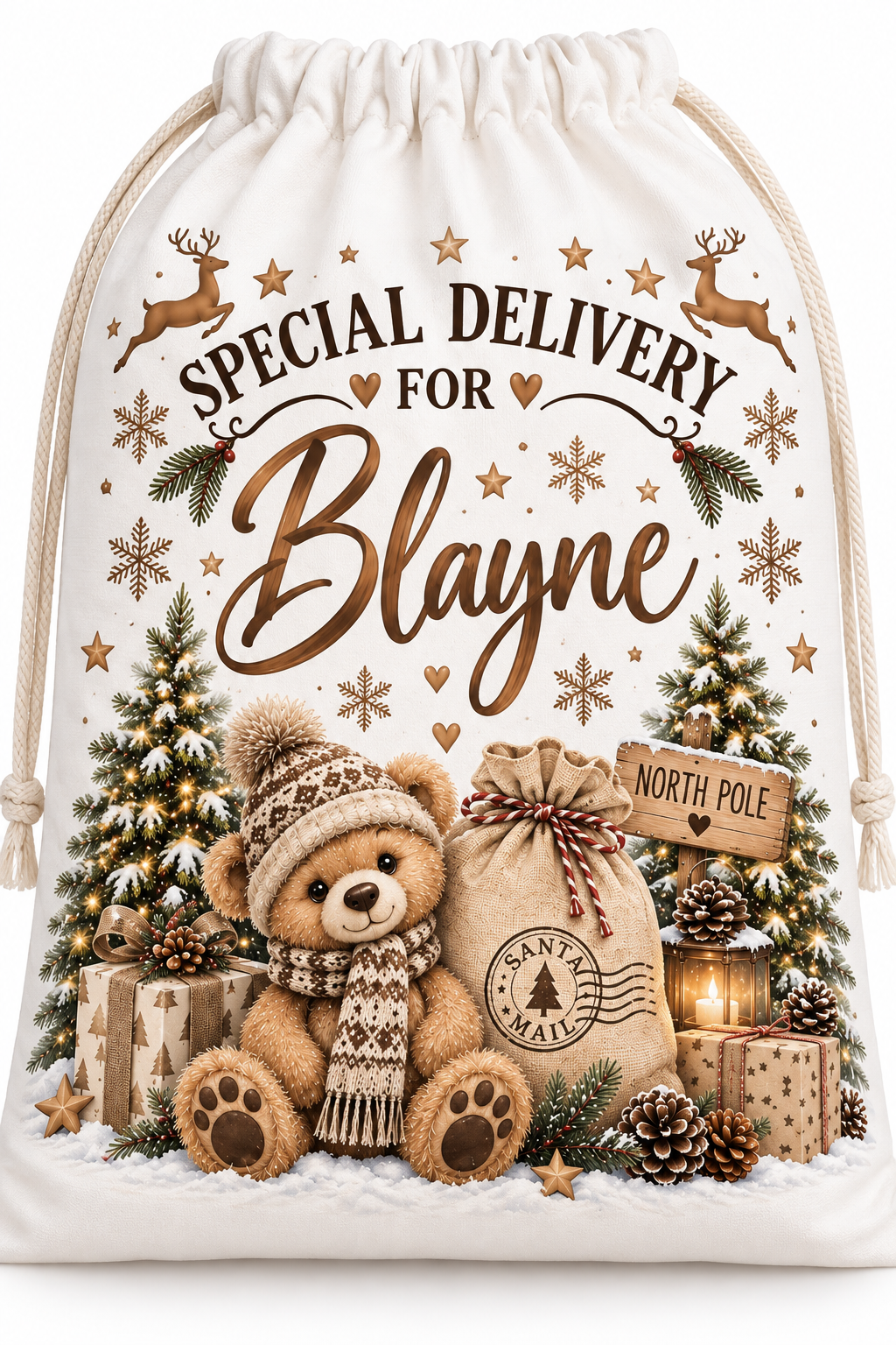 Personalised Christmas Sack – Special Delivery