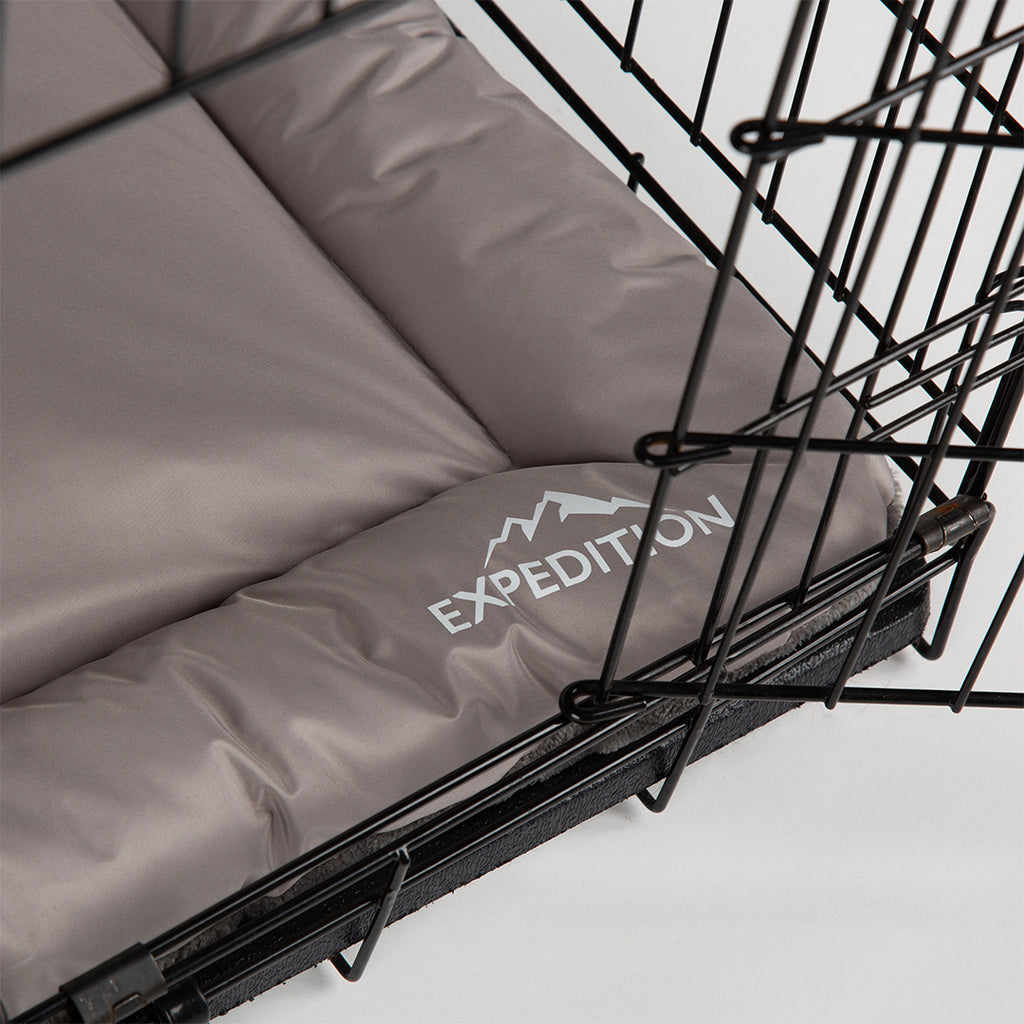 Expedition Reversible Water Resistant Crate Mat Mattress - Storm Grey