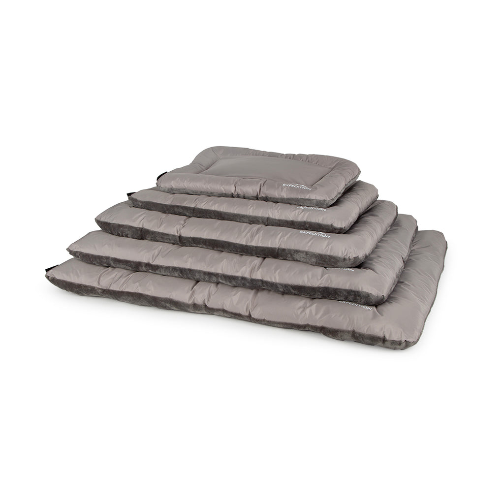Expedition Reversible Water Resistant Crate Mat Mattress - Storm Grey