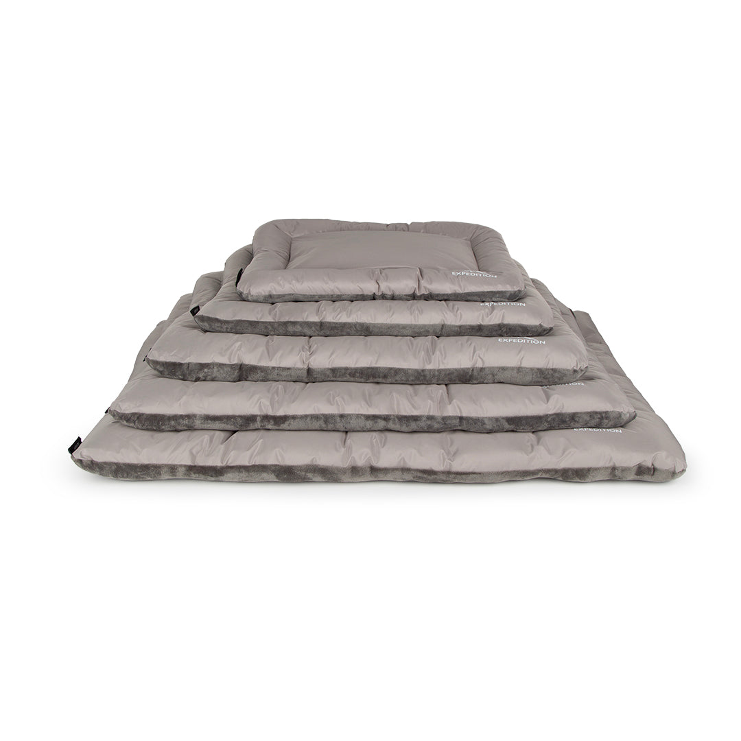 Expedition Reversible Water Resistant Crate Mat Mattress - Storm Grey