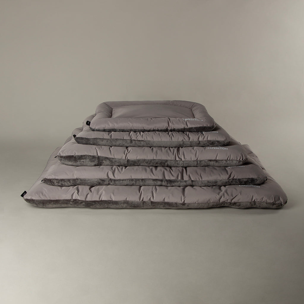 Expedition Reversible Water Resistant Crate Mat Mattress - Storm Grey