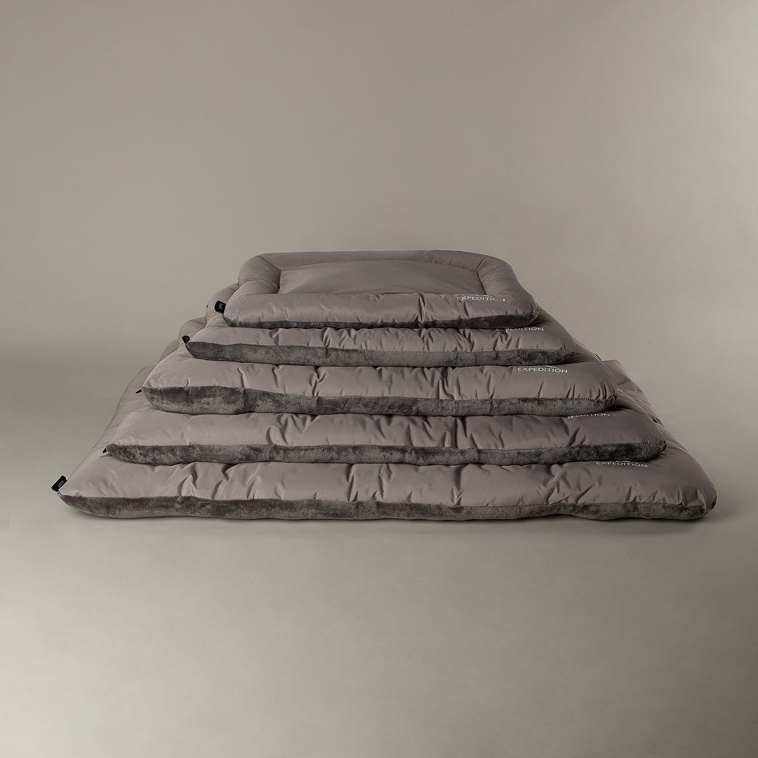 Expedition Reversible Water Resistant Crate Mat Mattress - Storm Grey