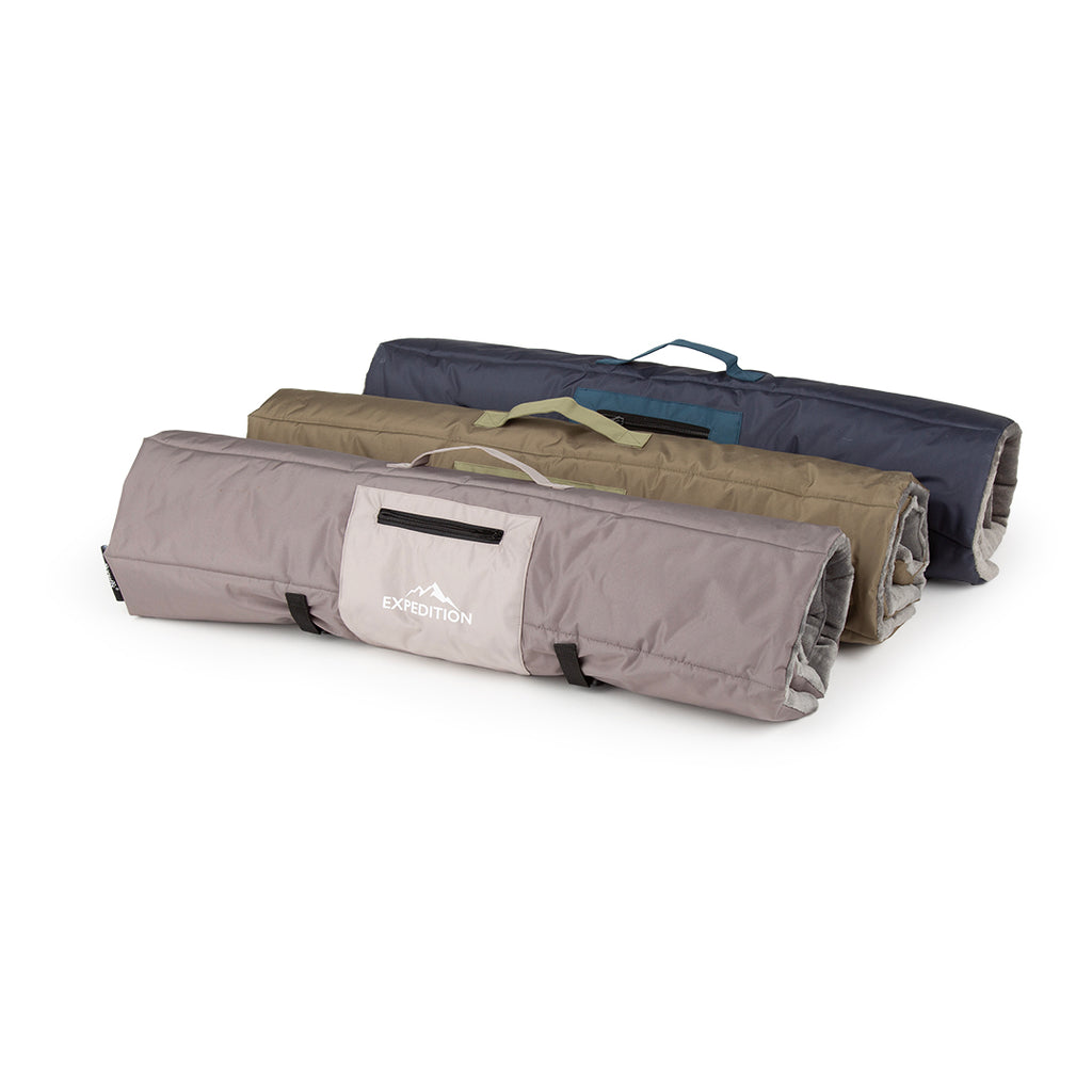 Expedition Reversible Water Resistant Crate Mat Mattress - Storm Grey