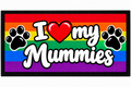 Love My mummies Dog Feeding Placemat – 44 × 25 cm
