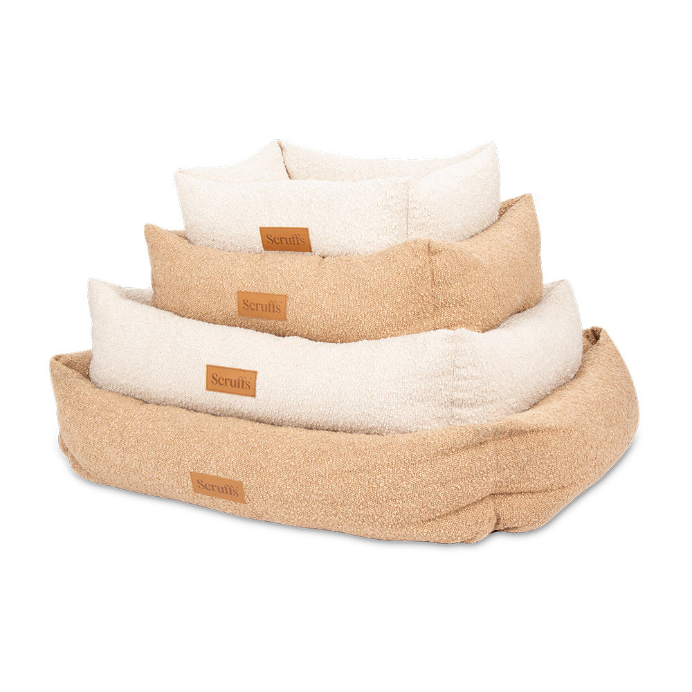 Boucle Box Bed
