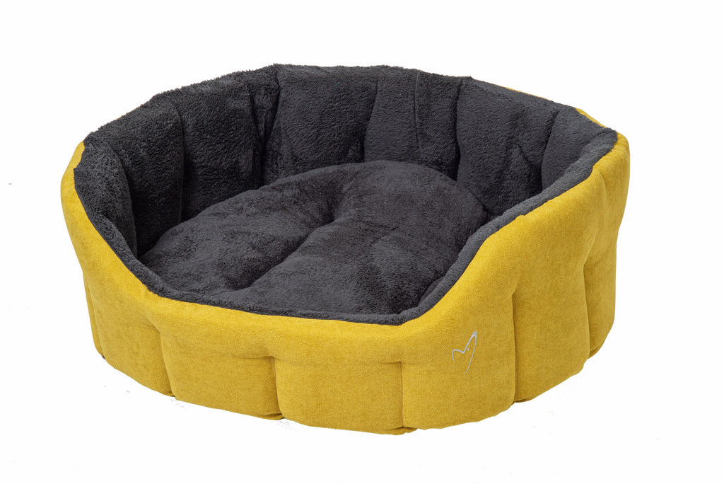 Gor Pets Camden Deluxe Bed - Small (56cm(22")) - Winter Mustard