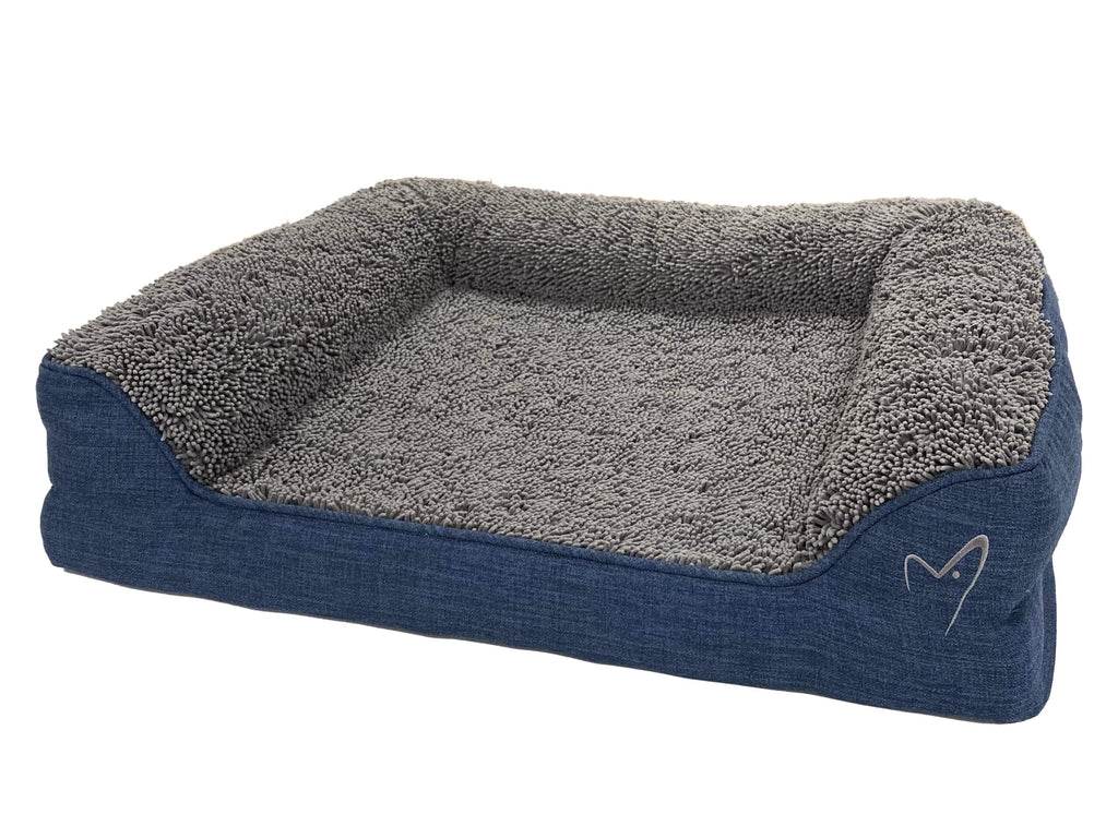 Gor Pets Noodle Dog Bed - Medium - Blue