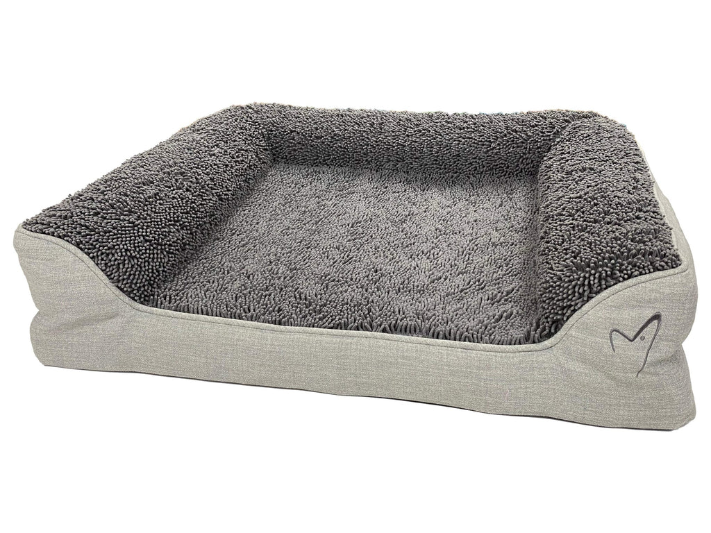 Gor Pets Noodle Dog Bed - Medium - Grey