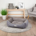 Scruffs® Wilton Box Dog Bed Grey