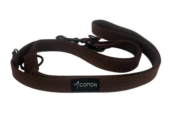 Gor Pets Cotton Training Leash - Medium (2cm) - Brown