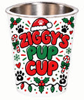 Christmas theme pup cup