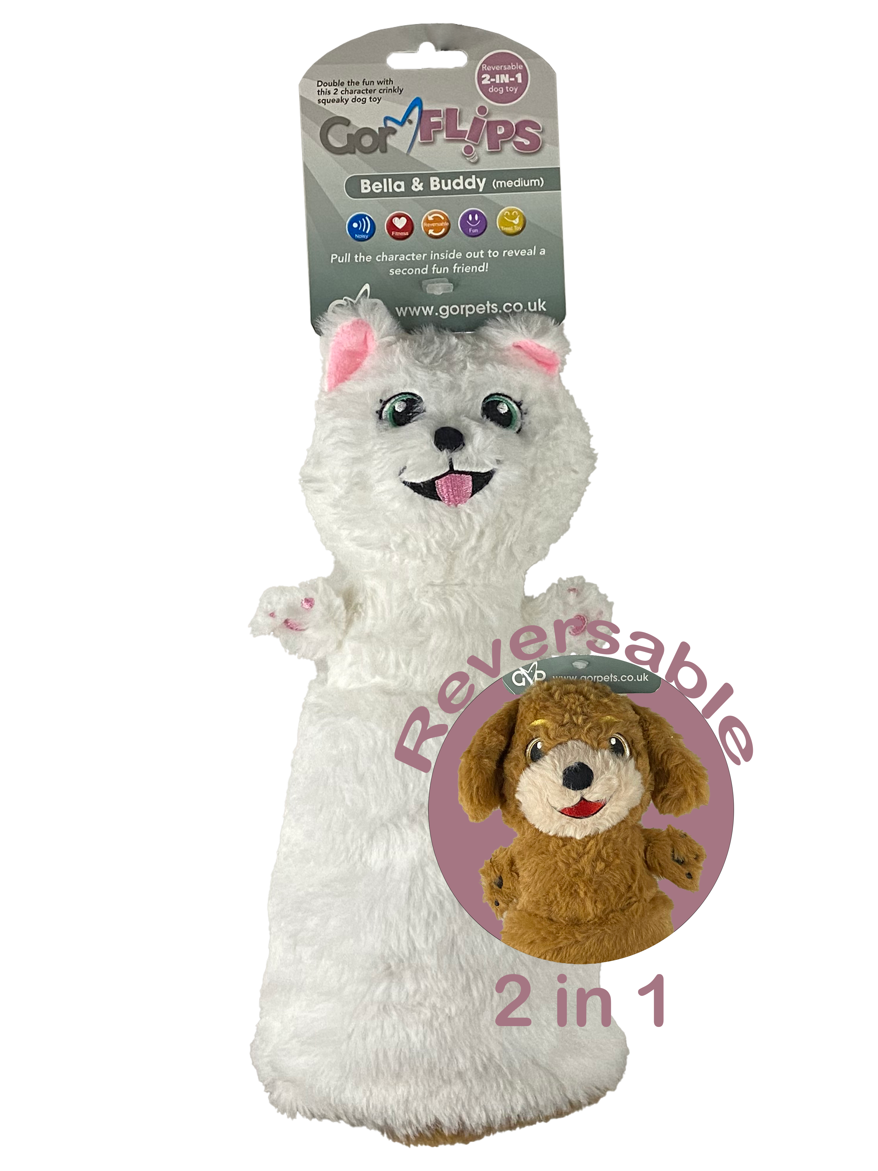 Gor Pets Flips Bella & Buddy - Medium (30cm)