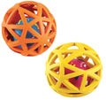 Gor Pets Rubber Extreme Giggler 16cm Orange/Yellow - Orange/Yellow