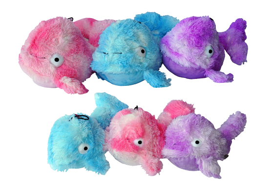 Gor Pets Reef Baby Whale 28cm Blue/Purple/Pink - Blue/Purple