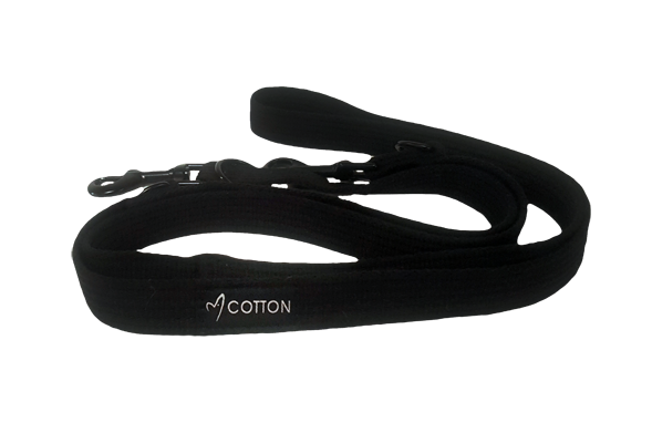 Gor Pets Cotton Training Leash - Medium (2cm) - Black