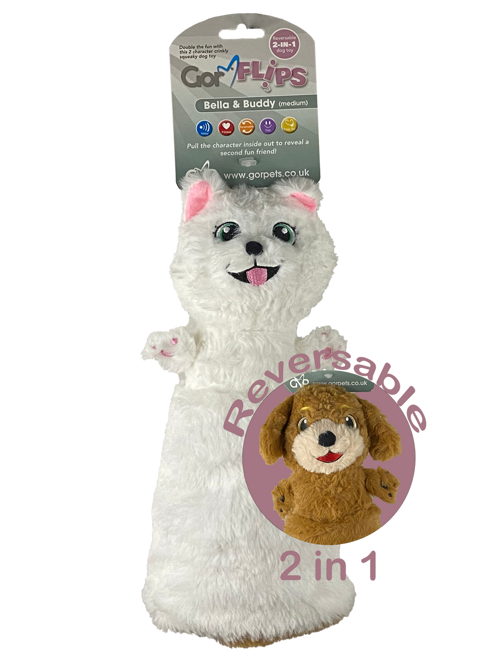 Gor Pets Flips Bella & Buddy - Large (46cm)
