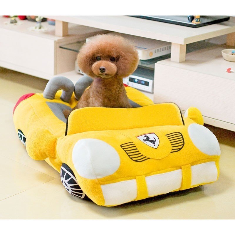 Car compartment seat pet bed