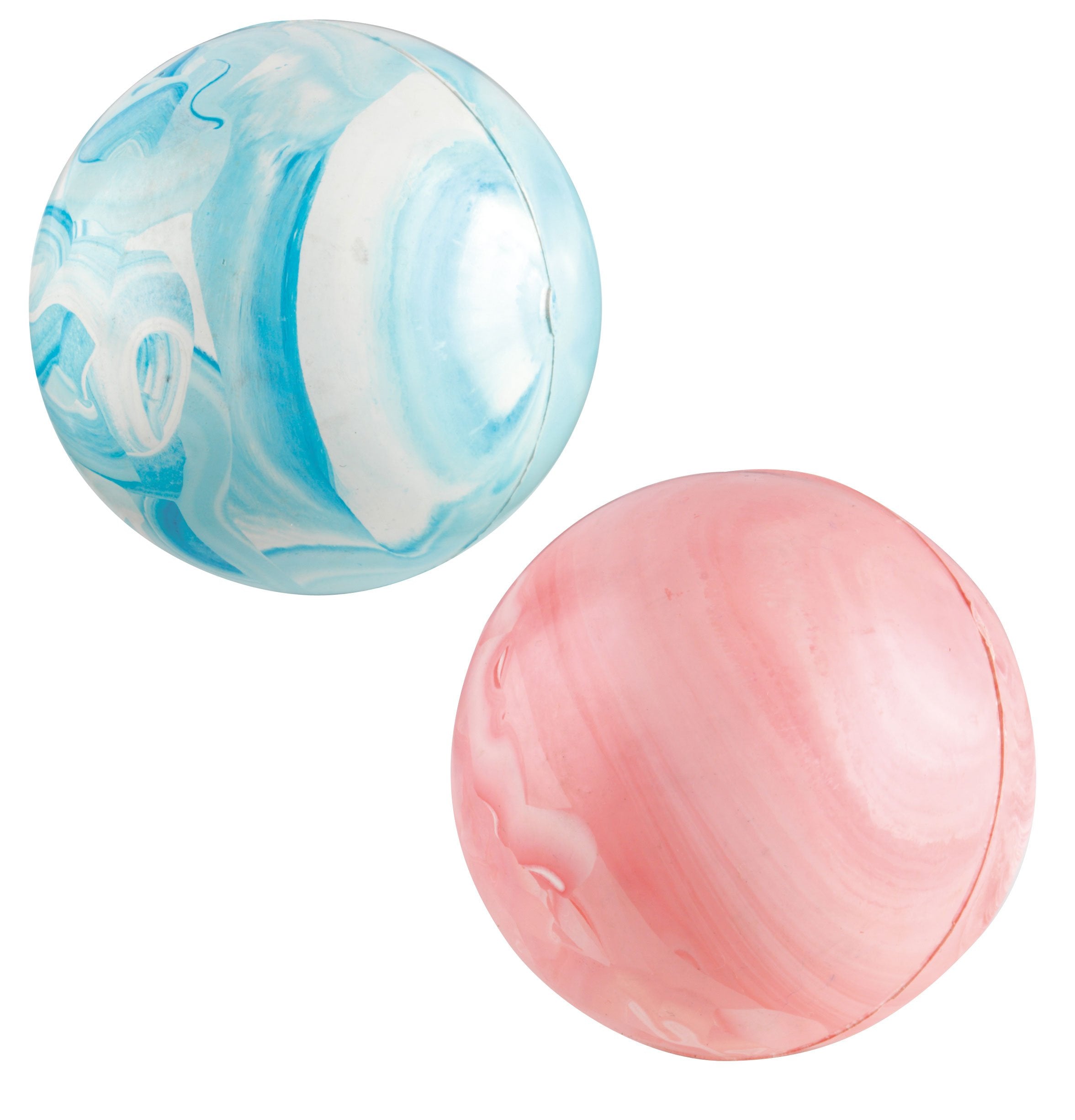 Gor Pets Rubber Ball Pink/Blue - Small (6.4cm) - Pink/Blue