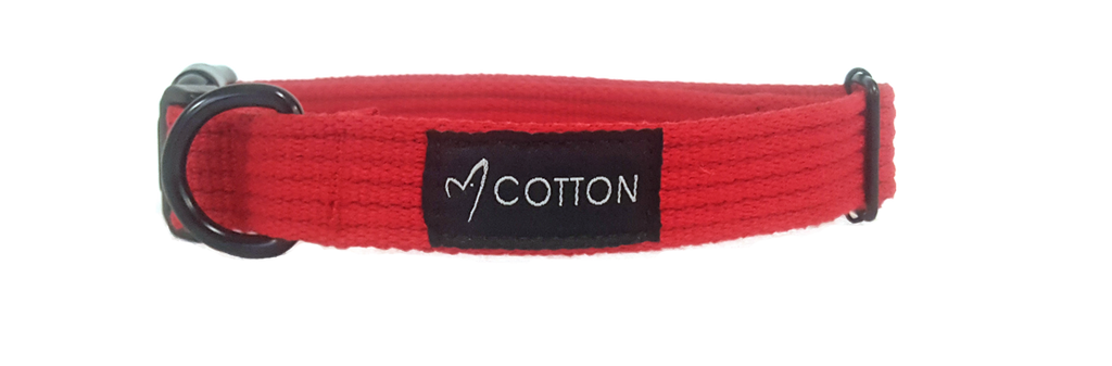 Gor Pets Cotton Collar - Small (1.5cm) - Red
