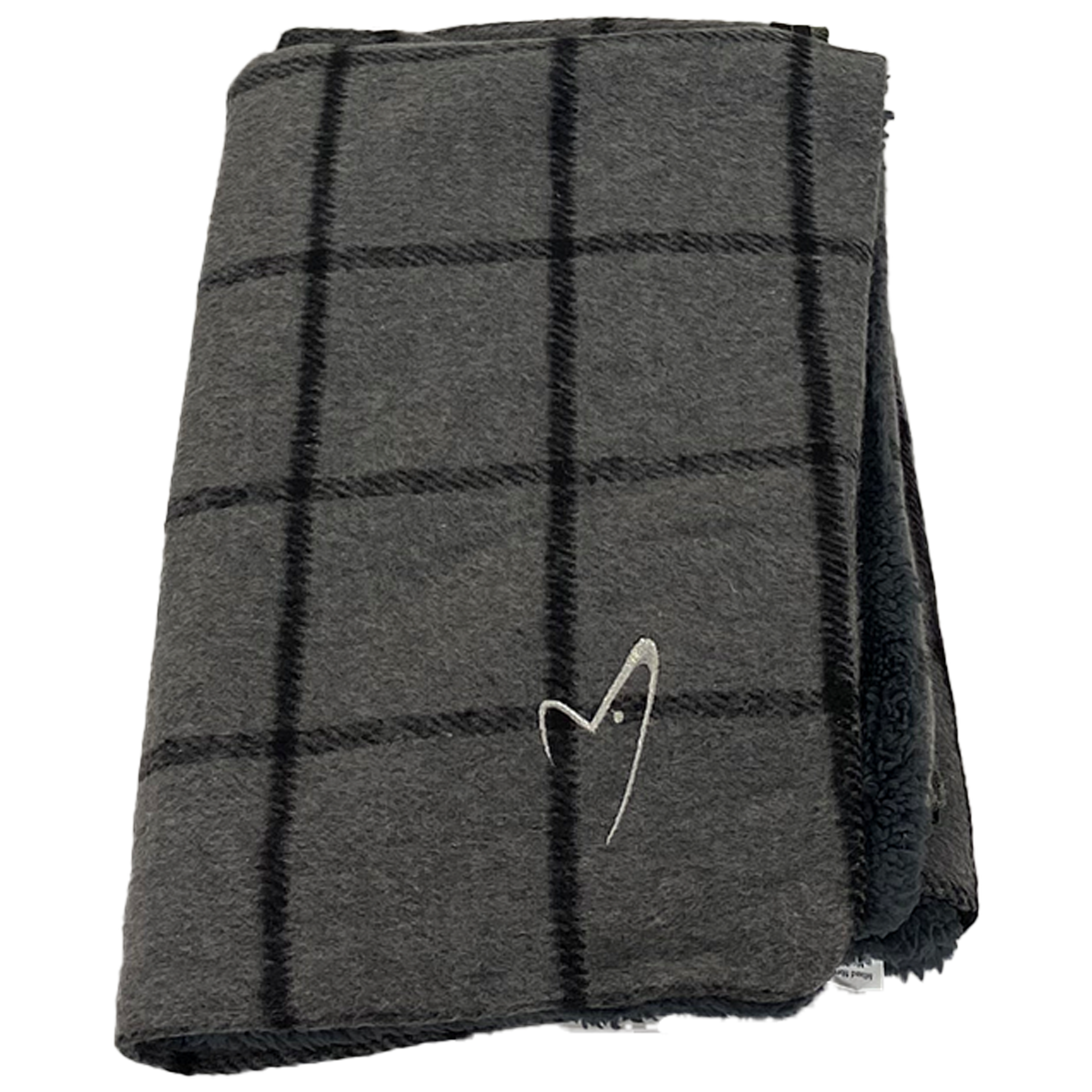 Gor Pets Camden Comfy Cushion Cover - Medium - Grey Check