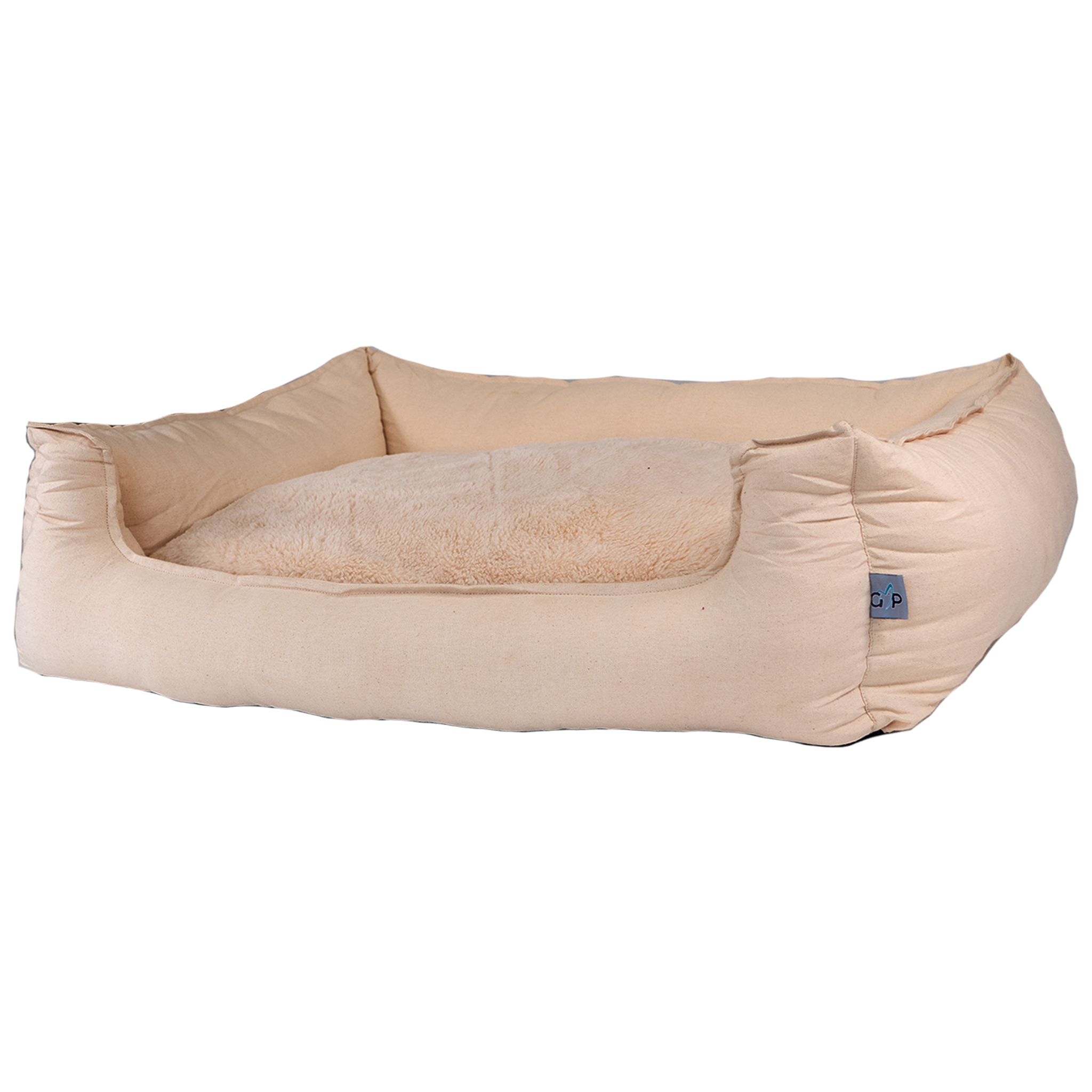 Gor Pets Slumber Cotton Dog Bed - Small - Beige