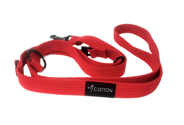 Gor Pets Cotton Training Leash - Medium (2cm) - Red