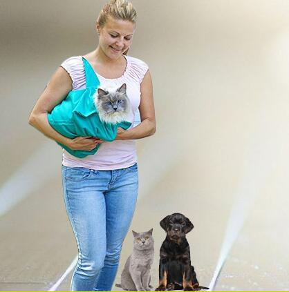 Pet shoulder foldable bag carrier