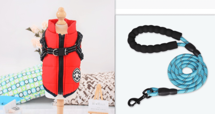 Wet Windy season rain silk Dog Coat
