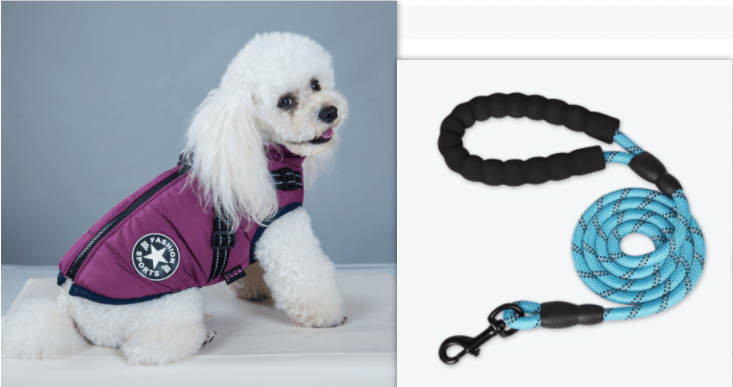 Wet Windy season rain silk Dog Coat