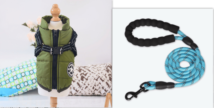 Wet Windy season rain silk Dog Coat