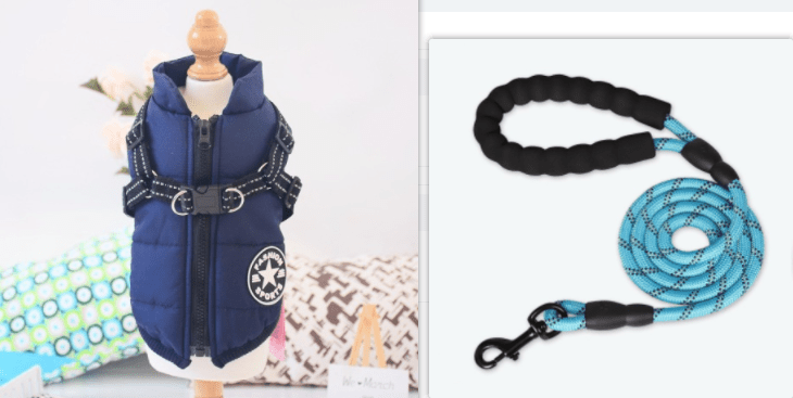 Wet Windy season rain silk Dog Coat